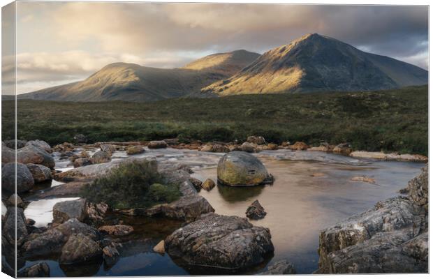 Sunrise on The River Coupall Canvas Print by Anthony McGeever