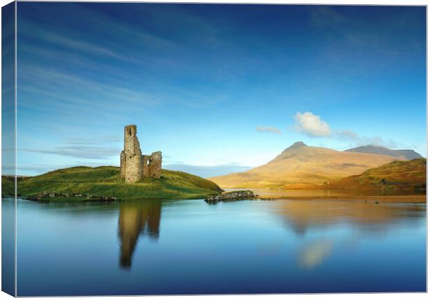 Ardvreck Castle Scotland Canvas Print by Anthony McGeever