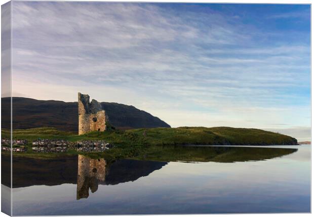 Ardvreck Castle Sunrise  Canvas Print by Anthony McGeever