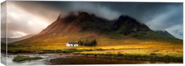 The Wee White House  Canvas Print by Anthony McGeever