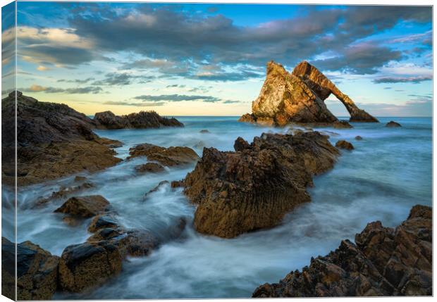 Bow Fiddle Rock Sunset  Canvas Print by Anthony McGeever