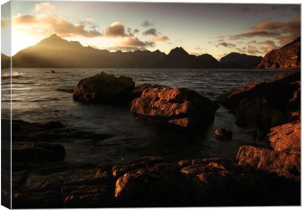 The Face of Elgol Canvas Print by Anthony McGeever
