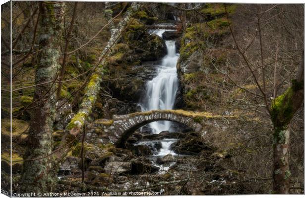 The Roman Bridge Canvas Print by Anthony McGeever