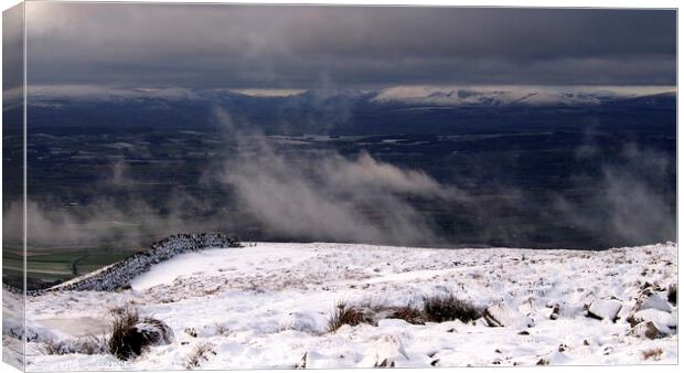 Clouds passing Knapside Fell Canvas Print by Gary Liggett