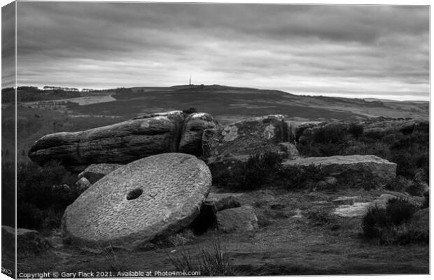 MIll Stones in the Peak District Canvas Print by That Foto