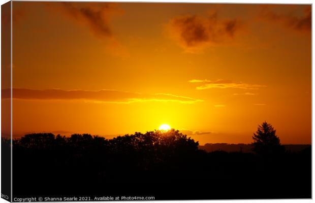 A beautiful sunrise in Cornwall Canvas Print by The Travel Trap