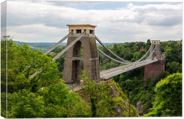 Clifton Suspension Bridge Canvas Print by Krystian Wolski