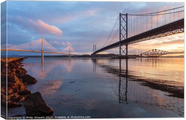 Firth of Forth Sunrise Canvas Print by Philip Stewart