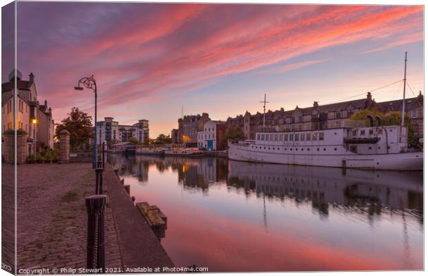 The Shore, Leith Canvas Print by Philip Stewart