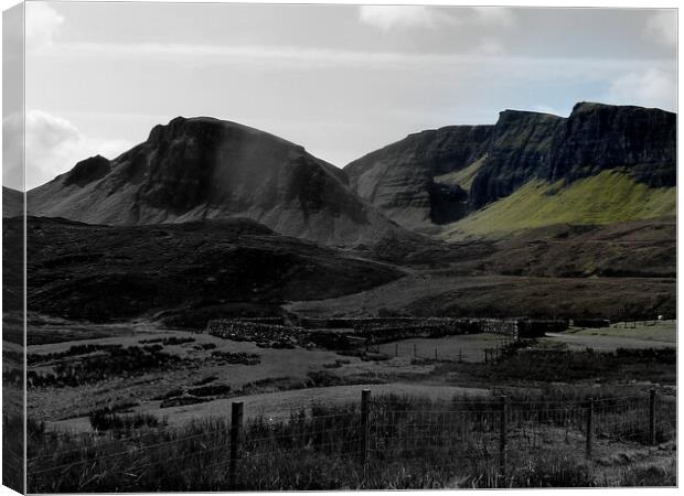 The Quiraing Skye Canvas Print by Andy Lightbody