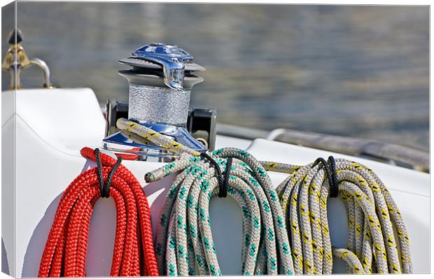 Sailboat detail Canvas Print by Massimiliano Leban