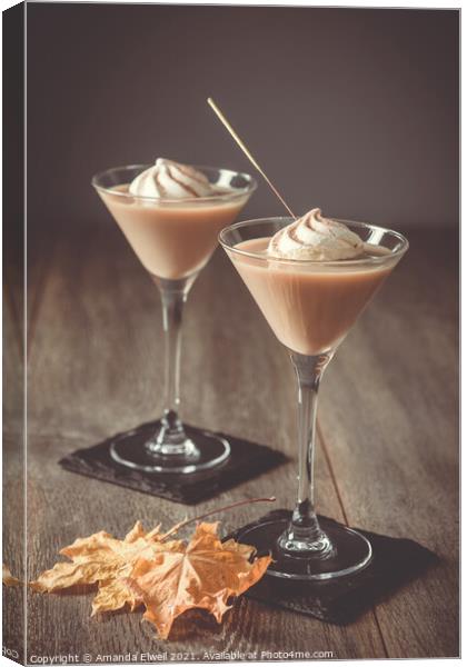 Irish Cream Liqueurs Canvas Print by Amanda Elwell