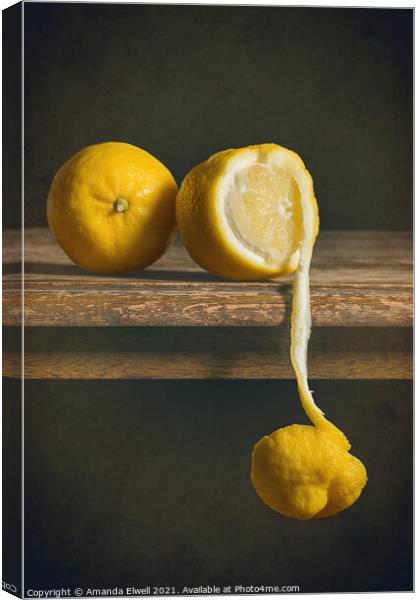 When Life Gives You Lemons Canvas Print by Amanda Elwell