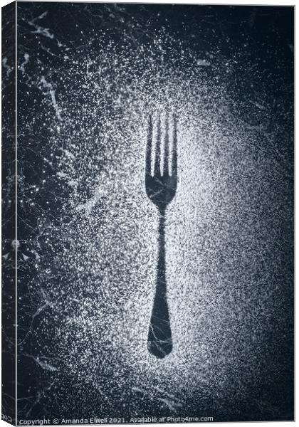 Cutlery Series Canvas Print by Amanda Elwell