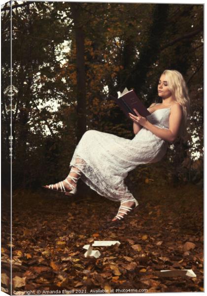 The Art Of Levitation Canvas Print by Amanda Elwell