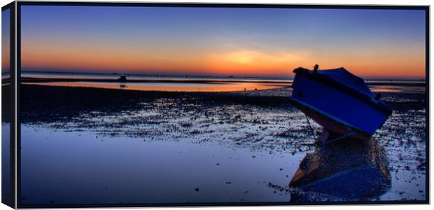 Muddy Sunset  Canvas Print by Anthony Jacobson