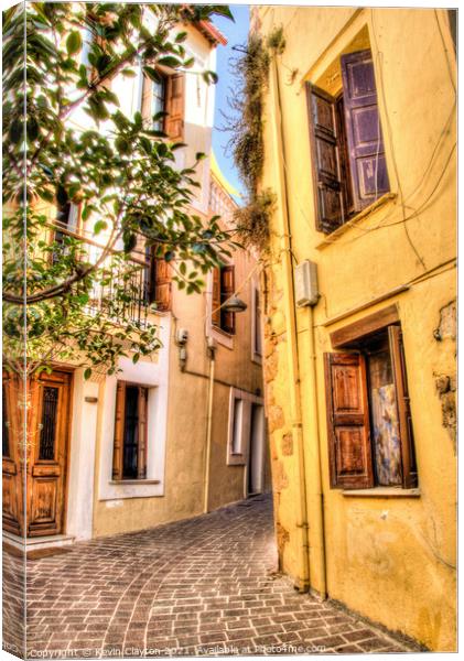 Chania Town Canvas Print by Kevin Clayton