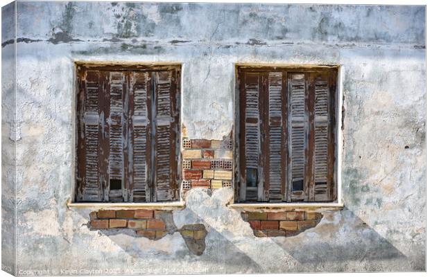 Shutters Canvas Print by Kevin Clayton