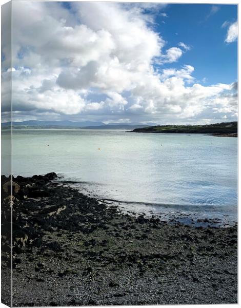 High Tide at Red Wharf Bay, Anglesey Canvas Print by Melissa Theobald