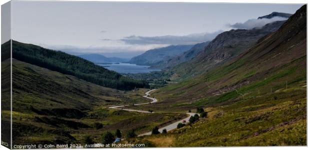 Glen Docherty road trip Canvas Print by Colin Baird