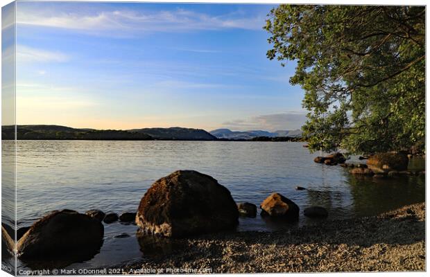 Windermere at evening Canvas Print by Mark ODonnell