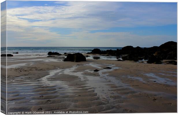 St Ives Beach 1 Canvas Print by Mark ODonnell