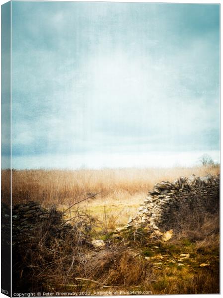The Rural Oxfordshire Countryside Canvas Print by Peter Greenway