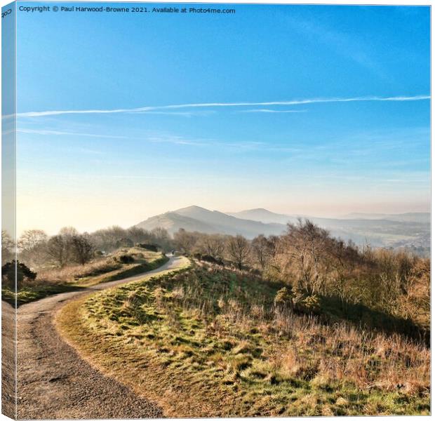 The Malverns  Canvas Print by Paul Harwood-Browne
