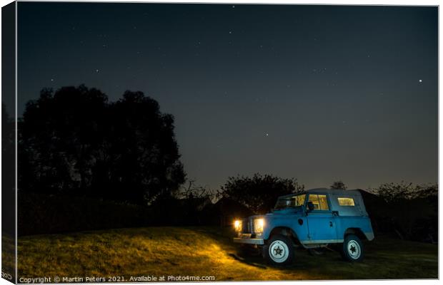 Night Rover Canvas Print by Martin Yiannoullou