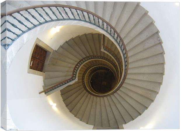Amazing staircase Canvas Print by Jill Swain