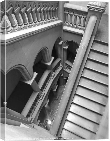 Penrose Stairs? Canvas Print by Graham Lathbury