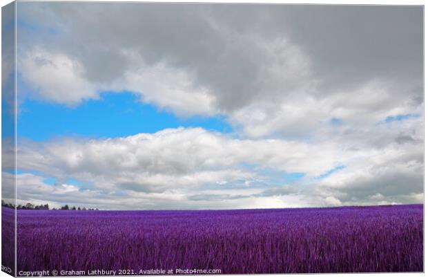 Cotswolds Field Canvas Print by Graham Lathbury