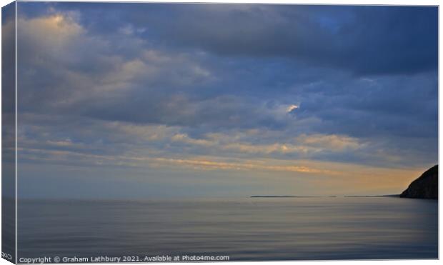 Skyscape, South Wales Canvas Print by Graham Lathbury