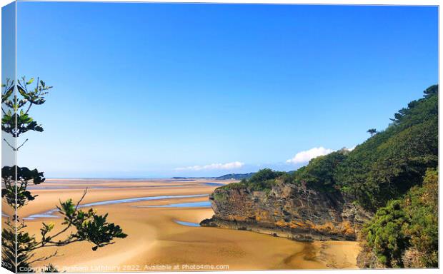 Tremadoc Bay, Portmeirion Canvas Print by Graham Lathbury