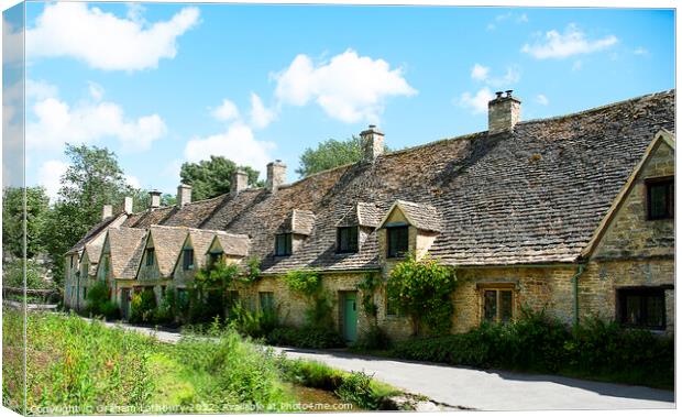 Arlington Row Canvas Print by Graham Lathbury