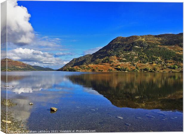 Ullswater, Lake District Canvas Print by Graham Lathbury