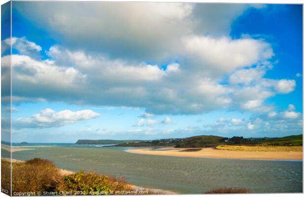 Camel Estuary Cornwall Canvas Print by Stuart Chard