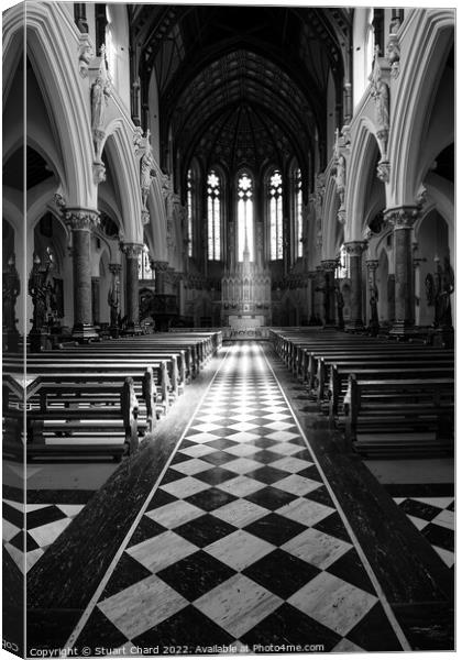 St Colman's Cathedral, Cobh, Ireland Canvas Print by Stuart Chard