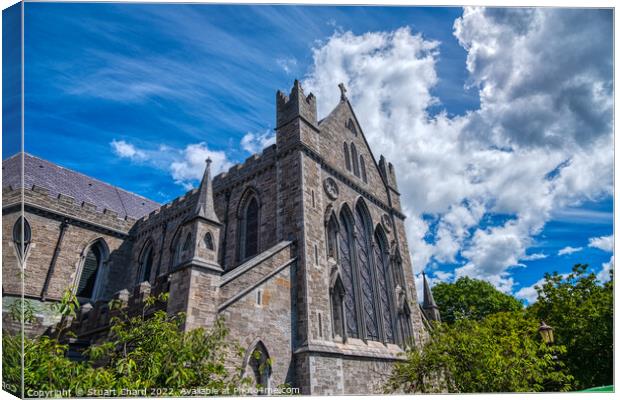 St Patrick's Cathedral Dublin  Canvas Print by Stuart Chard