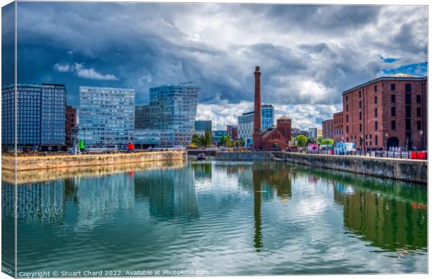 Royal Albert Dock LiverpoolOutdoor  Canvas Print by Stuart Chard