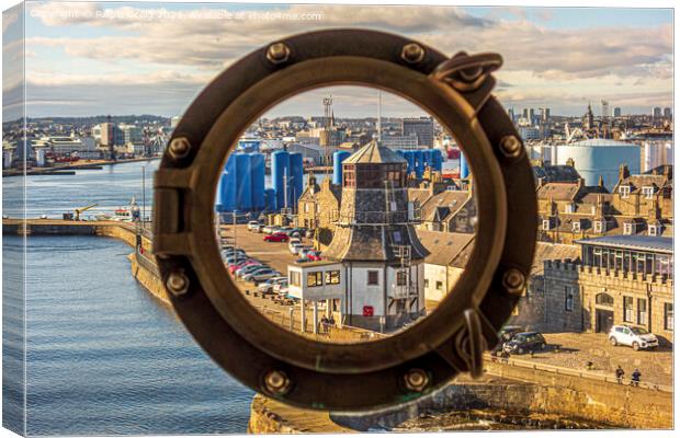 Through the round window Canvas Print by Ralph Greig