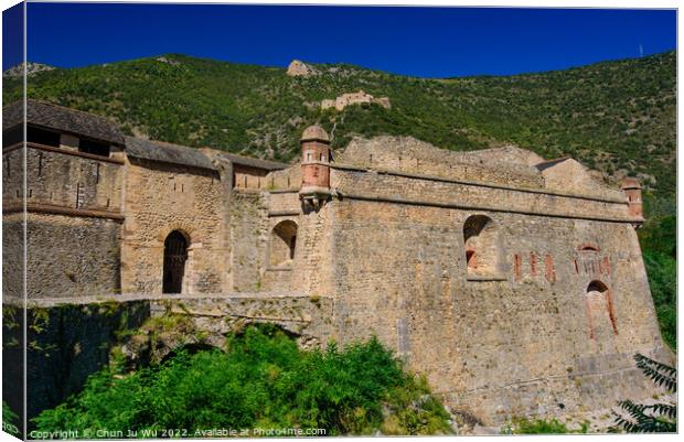 Villefranche-de-Conflent, a historical town near Perpignan, France Canvas Print by Chun Ju Wu