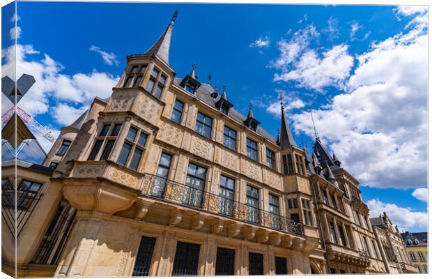 Grand Ducal Palace, a palace in Luxembourg City Canvas Print by Chun Ju Wu