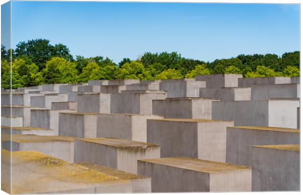 Memorial to the Murdered Jews of Europe in Berlin, Germany Canvas Print by Chun Ju Wu