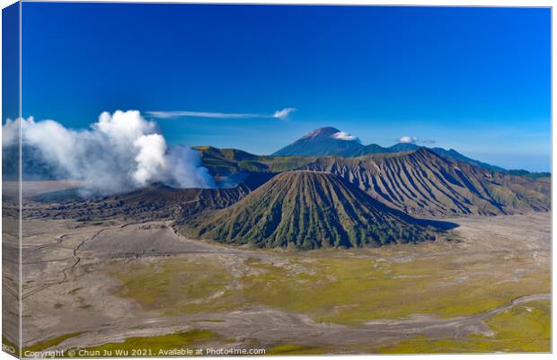 Mount Bromo in Java, the most famous volcano in Indonesia Canvas Print by Chun Ju Wu