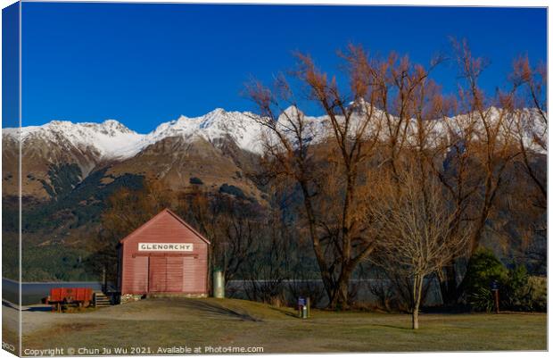 Winter view of Glenorchy in South Island, New Zealand Canvas Print by Chun Ju Wu