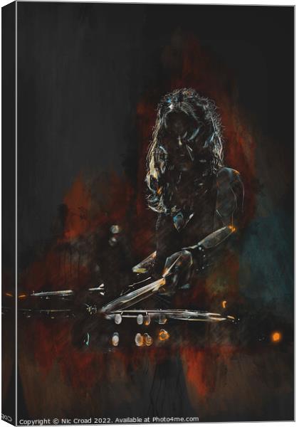 The Drummer Canvas Print by Nic Croad