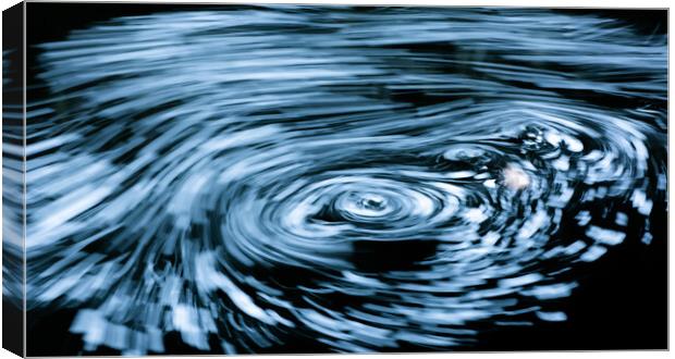 River of swirls  Canvas Print by christian maltby