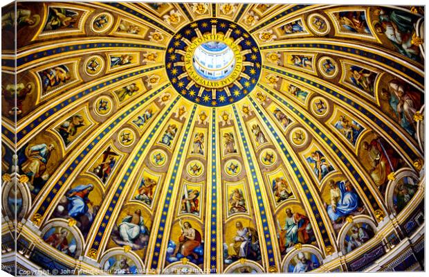 St. Peter's Basilica Canvas Print by John Henderson