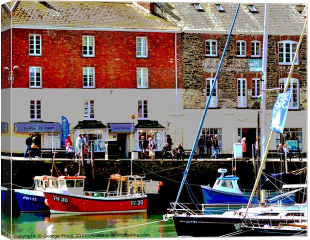 Padstow Harbour, Cornwall, UK Canvas Print by George Moug